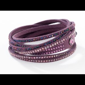 NWOT Touchstone purple wrap bracelet (adjustable)